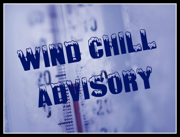 Photo for Wind Chill Advisory for January 26, 2022