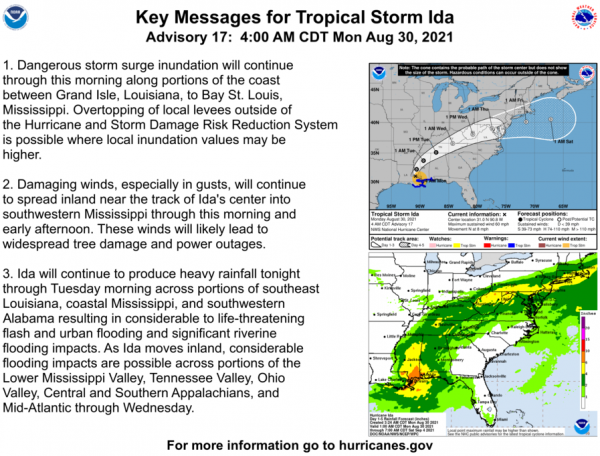 Photo for Hurricane Ida Brief # 2