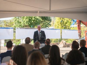 County Administrator at Gateway Center Event