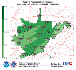 Today's Precipitation Forecast